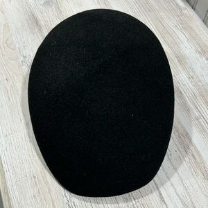 Black Felt Cap / Hat